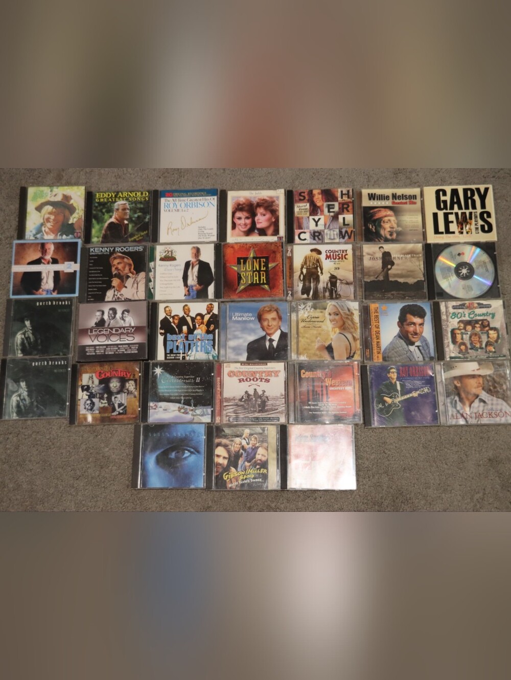 Lot of Country Music CDs - Multi Color Collection